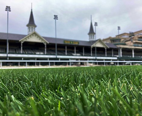 April 29, 2022: New turf course at Churchill Downs