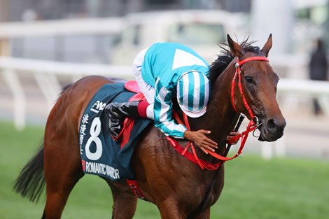 Karis Teetan jubilates in Romantic Warrior’s G1 victory