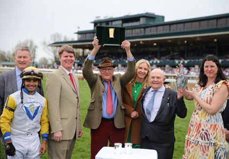 Shirl&#39;s Speight with Luis Saez wins the Maker’s Mark Mile (G1T) at Keeneland