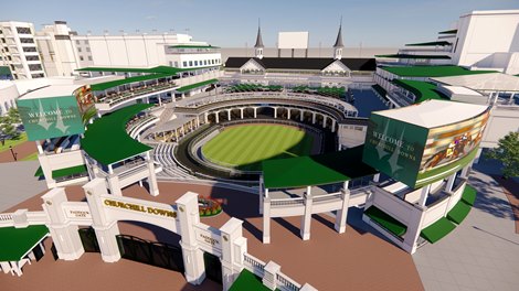 Project Paddock Design for Churchill Downs . Racetrack