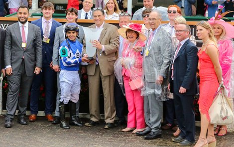 New Year’s Eve with Luis Saez wins The Edgewood G2T at Churchill Downs, Louisville, Kentucky on May 6, 2022