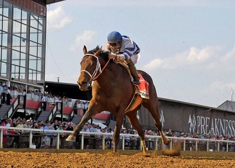 Ethereal Road wins 2022 Sir Barton Stakes at Pimlico