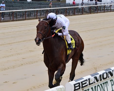 We the People wins the Peter Pan Stakes at Belmont Park