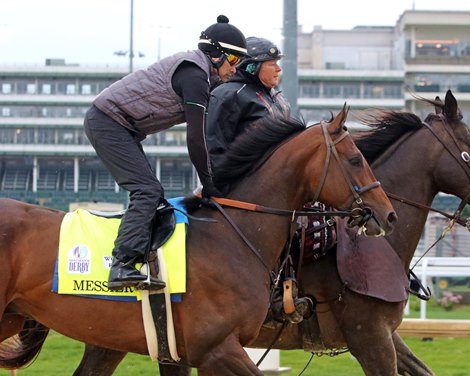 Messier at Churchill Downs on May 3, 2022. Photo By: Chad B. Harmon