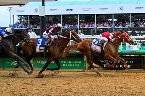Rich Strike with Sonny Leon wins the Kentucky Derby (G1) at Churchill Downs in Louisville, KY on May 7, 2022.