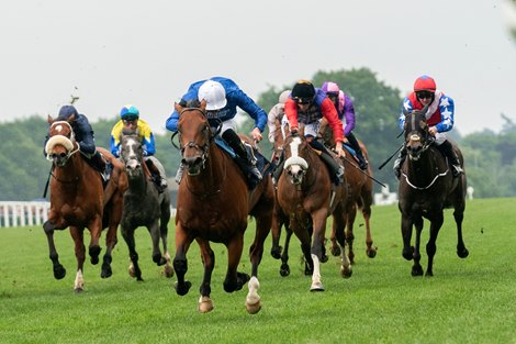 Naval Crown and James Doyle win the G1 Platinum Jubilee Stakes, Royal Ascot, Ascot, UK, 6-18-22, Mathea Kelley