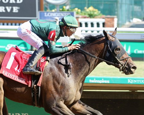 Bango wins 2022 Aristides Stakes at Churchill Downs