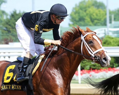 Cyberknife wins the Matt Winn Stakes at Churchill Downs