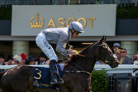 Dramatised and Daniel Tudhope win the G2 Queen Mary Stakes, Royal Ascot, Ascot, UK, 6-15-22, Mathea Kelley