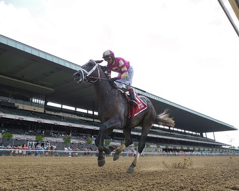 Charge It wins 2022 Dwyer Stakes at Belmont Park