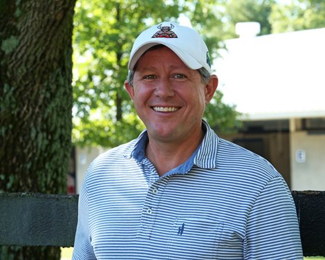 Brian Graves at Fasig-Tipton Kentucky July Yearling Select/HOAA on July 10, 2022.