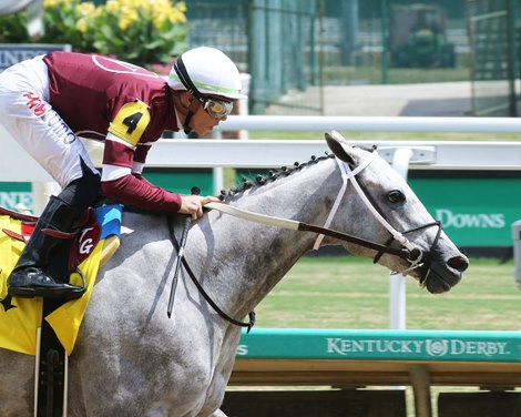 Wicked Halo wins the Tepin Stakes Sunday, July 2, 2022 at Churchill Downs