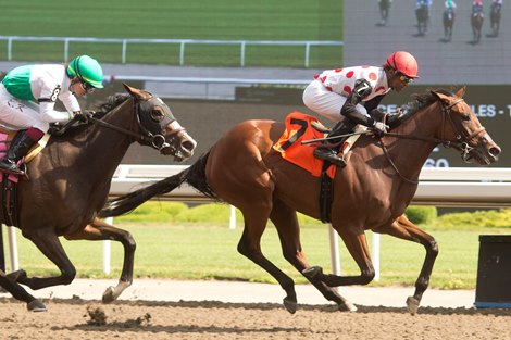 Jockey Patrick husband Souper Hoity Toity guide won the $150,000 Selene Stakes at Woodbine.  Souper Hoity Toity introduced 1Mi.1/16 in 1.45 fun to Live Oak Plantation owner and trainer Mark Casse.