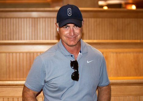 Donato Lanni at the July yearling session of The July Sale on July 12, 2022, at the Newtown Paddocks in Lexington, KY.