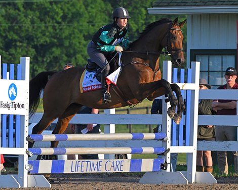 Jodie Vella-Gregory on #23 on Dr. Hal for Team 1/ST Racing<br>
Real Rider Cup held at New Vocations in Lexington, Ky., on July 9, 2022.