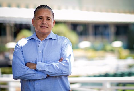 Oscar Gonzales at Santa Anita Park on July 1, 2022. Photo By: Alex Evers Oscar Gonzales at Santa Anita Park on July 1, 2022. Photo By: Alex Evers
