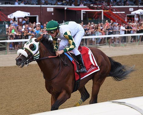 Isolate wins the Tale of the Cat Stakes Wednesday, August 10, 2022 at Saratoga