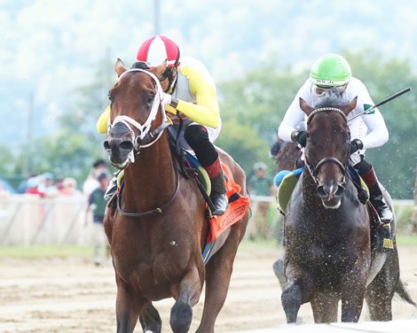 Skippylongstocking wins the 2022 West Virginia Derby at Mountaineer