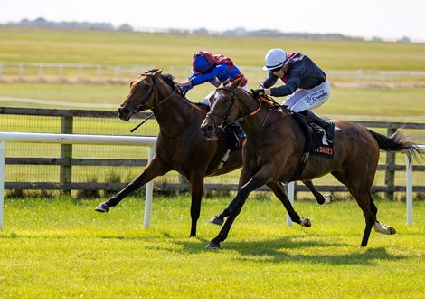 Luxembourg and Ryan Moore fight off Insinuendo in the Group 3 Royal Whip Stakes<br>
The Curragh<br>
13.08.2022