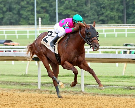 Conagher wins 2022 Housebuster Overnight Handicap at Colonial Downs