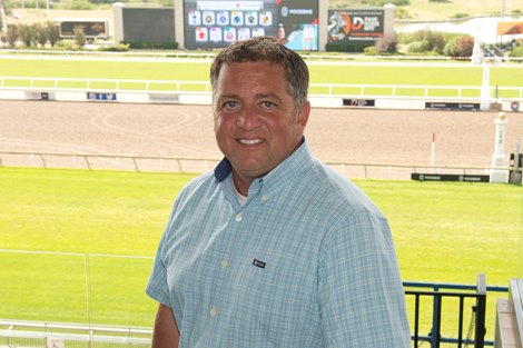 Trainer Kevin Attard (Moira) at the 2022 Queen&#39;s Plate Post Position Draw <br>
August 17, 2022
