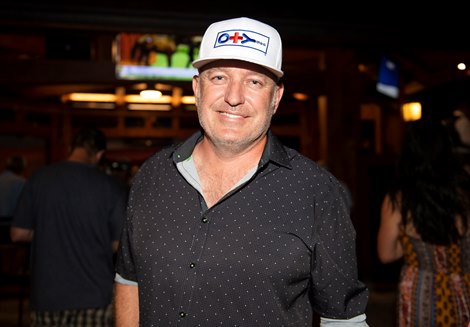 Christian Black at the August yearling session of The Saratoga Sale on Aug. 8, 2022, in Saratoga Springs, N.Y.