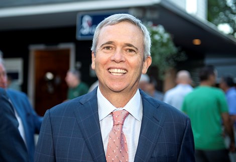 Mark Taylor at the August yearling session of The Saratoga Sale on Aug. 9, 2022, in Saratoga Springs, N.Y.