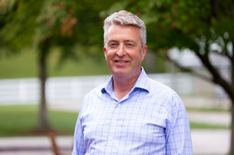 Tony Lacey at the Keeneland September Yearling Sale in Lexington, KY, on Sept. 11, 2022.