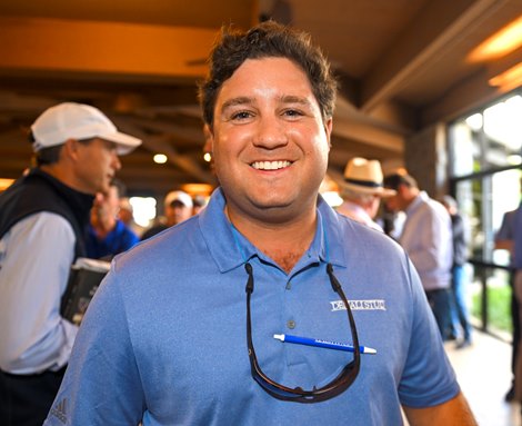 Conrad Bandoroff at the Keeneland September Yearling Sale on Sept. 13, 2022, at Keeneland in Lexington, KY.