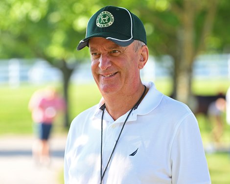 Adrian Regan with Hunter Valley<br><br />
Scenes at Keeneland September Sale on Sept. 9, 2022.