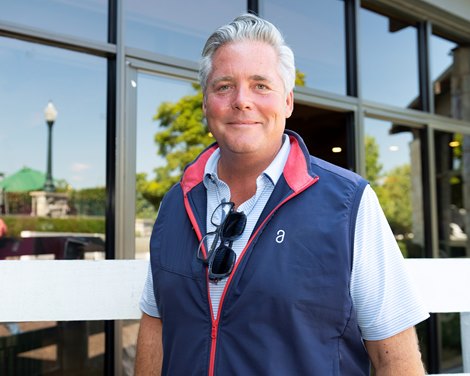 David Anderson with Anderson Farms, consignor of Hip 2399. <br>
Scenes at Keeneland September Sale on Sept. 20, 2022.