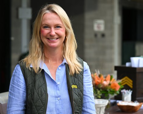 Allaire Ryan with Lane's End<br>
Scenes at Keeneland September Sale on Sept. 10, 2022.