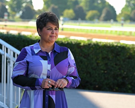 Dora Delgado at Keeneland Race Course on Sept. 8, 2022.