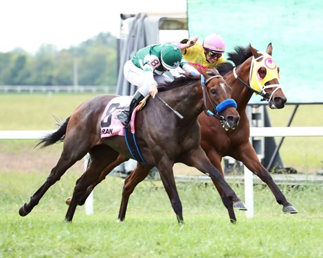 Bran wins 2022 FanDuel Turf Sprint Stakes at Kentucky Downs