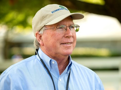 Francis Vanlangendonck at the Keeneland September Yearling Sale on Sept. 15, 2022, at Keeneland in Lexington, KY.