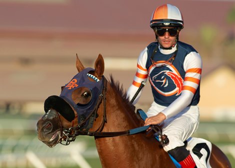 Jockey Flavien Prat guides Gold Phoenix to the winner&#39;s circle after their victory in the Grade II, $300,000 Del Mar Handicap, Saturday, September 3, 2022 at Del Mar Thoroughbred Club, Del Mar CA.<br><br />
&#169; BENOIT PHOTO