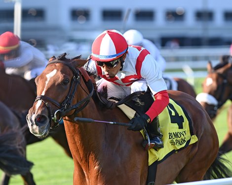 Faith in Humanity Wins 2022 Pebbles Stakes in Belmont at Big A