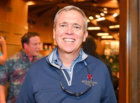 Mark Taylor at the Keeneland September Yearling Sale on Sept. 13, 2022, at Keeneland in Lexington, KY.
