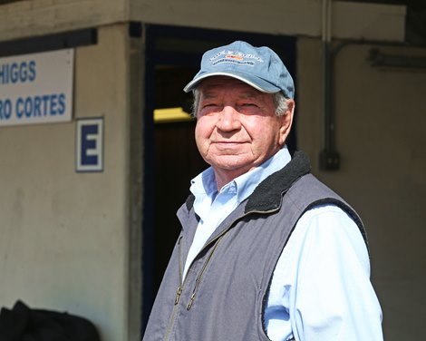 Ricky Higgs at Fasig-Tipton October Yearlings sale on October 22, 2022.