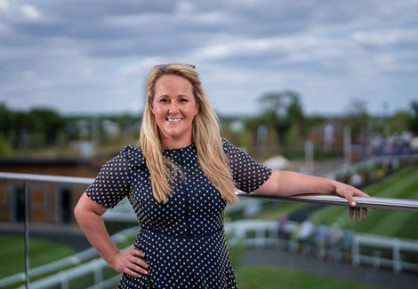 Amy Murphy portrait<br>
Newbury 15.7.22 Pic: Edward Whitaker