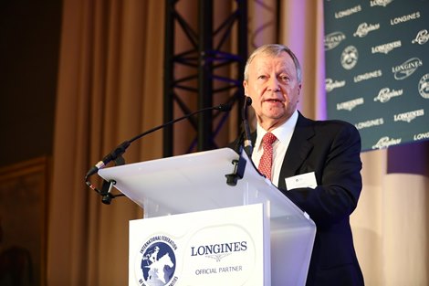 IFHA President Winfried Engelbrecht-Bresges at the 56th International Conference of Equestrian Authorities 100322