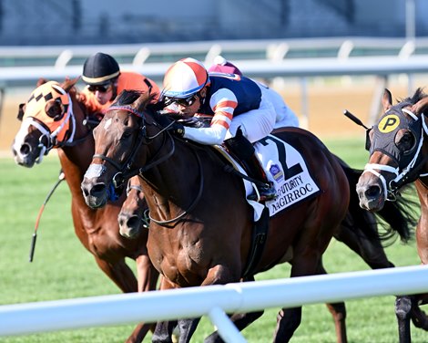 Nagirroc wins Futurity Stakes on Sunday, October 9, 2022 at Belmont at The Big A
