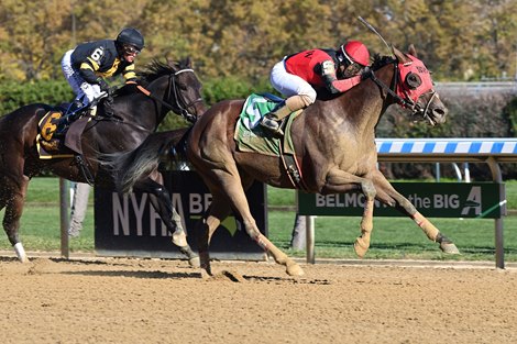 Double Crown Wins Kelso Handicap 2022 at Belmont At The Big A