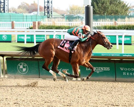 Unifying - Maiden Win, Churchill Downs, November 10, 2022<br>
First winner for trainer Riley Mott