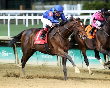 Proxy wins the 2022 Clark Stakes at Churchill Downs