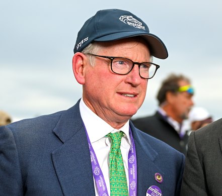 Bill Farish in the winners' circle after Flightline with Flavien Prat win the Breeders' Cup Classic (G1) at Keeneland in Lexington, KY on November 5, 2022.