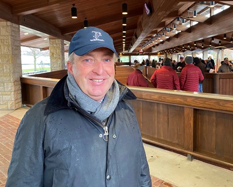 Tony Lacy with Keeneland out during the sale.