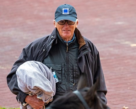 John ShirreffsTraining and Schooling at Keeneland on Nov. 2, 2022.