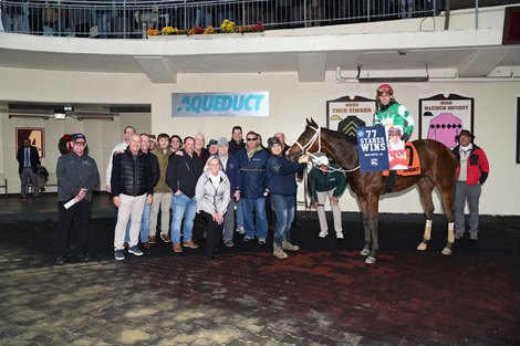 Dr B wins the 2022 Go for Wand Stakes at Aqueduct