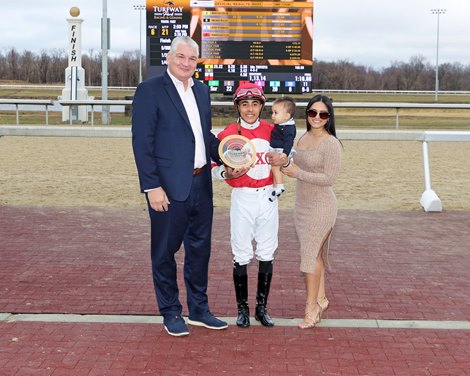 Leading Jockey Presentation - Turfway Park - 123122